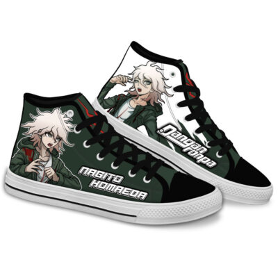 Nagito Komaeda High Tops Canvas Shoes