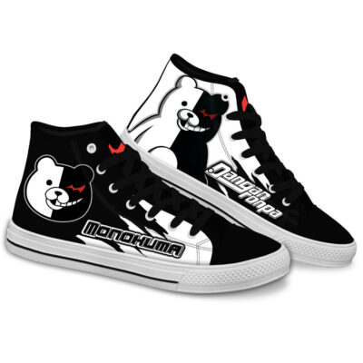Monokuma High Tops Canvas Shoes