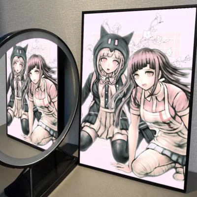 Danganronpa  Kyoko Kirigiri And Mikan Tsumiki Wall Art
