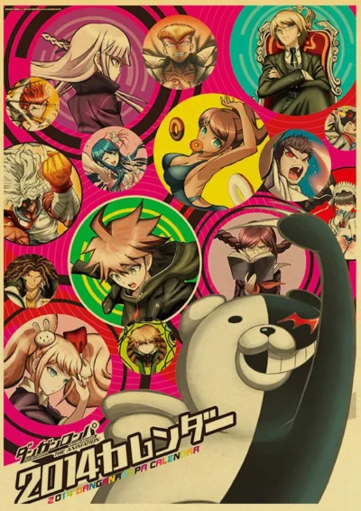 Danganronpa 2014 Colorful Poster