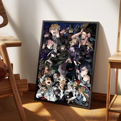 Super Danganronpa V3 Dark Horror Wall Art