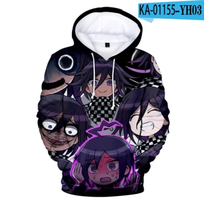 Kokichi Oma Danganronpa V3: Killing Harmony 3D Hoodie