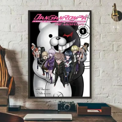 Danganronpa Trigger Happy Havoc Monokuma’s Verdict Wall Art