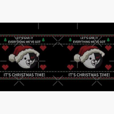 Alternative view of Monokuma Ugly Christmas Sweater Dangan Mug