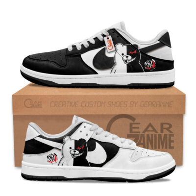 Monokuma Custom Padded AJ1 Sneakers