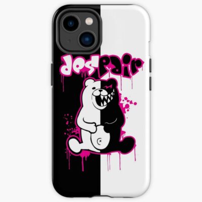 Danganronpa Monokuma Despair Pink Iphone Case