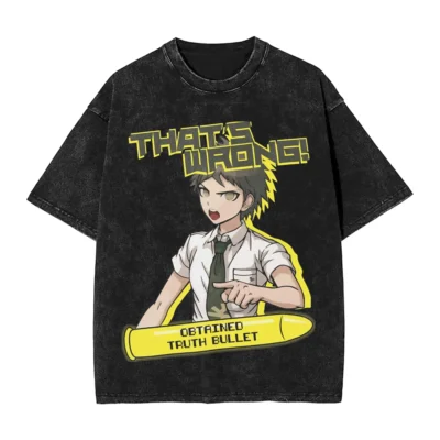 Hajime Hinata Danganronpa Washed T-Shirt