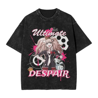 The Ultimate Despair Danganronpa Monokuma Vintage T-Shirts