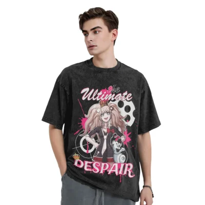 Alternative view of The Ultimate Despair Danganronpa Monokuma Vintage T-Shirts
