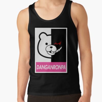 Alternative view of Danganronpa Monokuma Anime Tank Top