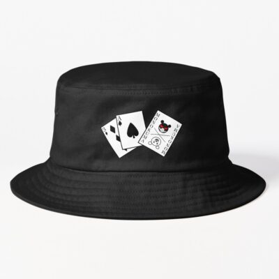 Celestia Ludenberg Monokuma Playing Cards Blood Free Bucket Hat