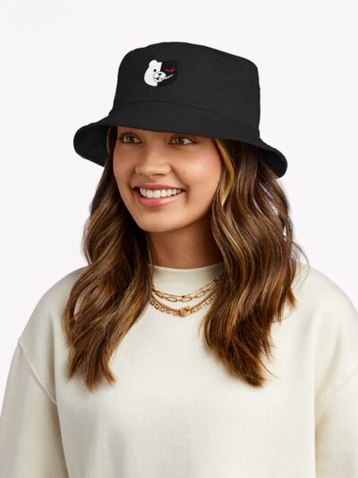 Alternative view of Danganronpa Monokuma Updated Bucket Hat