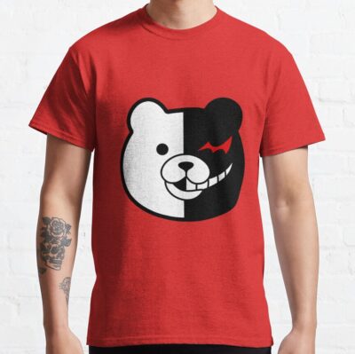 Alternative view of Danganronpa Monokuma Anime Cartoon Gift T-Shirt