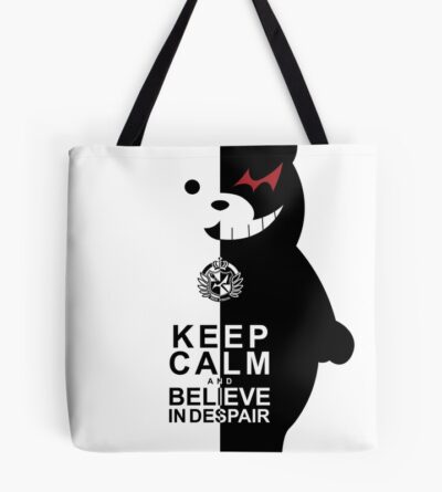 Danganronpa Keep Calm And Believe In Despair Tote Bag