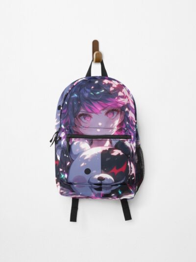 Danganronpa Iconic Character Under Japanese Cherry Blossoms Backpack