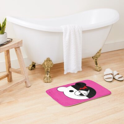 Alternative view of Monokuma Head Bath Mat
