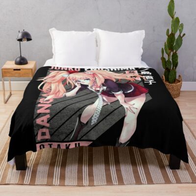 Junko Enoshima Throw Blanket
