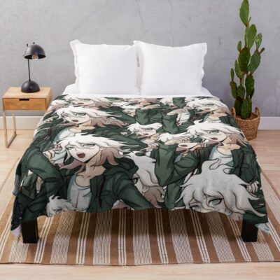 Nagito Komaeda Voice Hope Throw Blanket