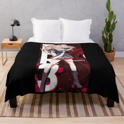 Danganronpa Junko Sweet Despair Throw Blanket