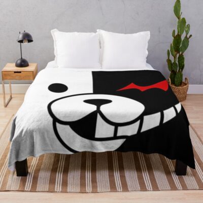 Monokuma Throw Blanket