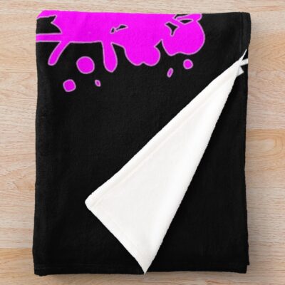 Alternative view of Monokuma Danganronpa Puhuhuhu Throw Blanket