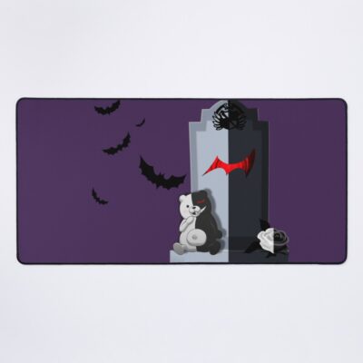 Monokuma Gravestone Mouse Pad