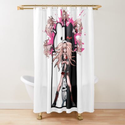 Danganronpa Junk Enoshima Shower Curtain