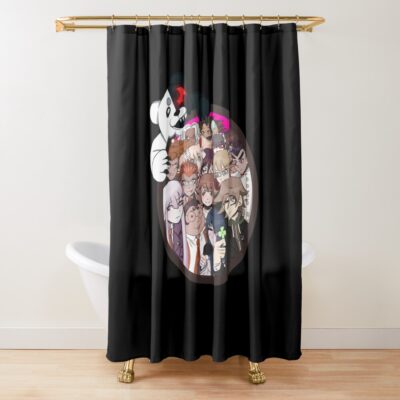 Funny Men Hungry Hungry Monokuma Awesome For Music Fan Shower Curtain