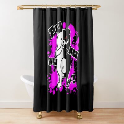 Monokuma Danganronpa Puhuhuhu Shower Curtain