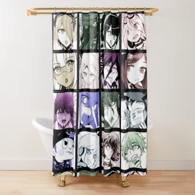 Drv3 Manga Collection Colored Shower Curtain