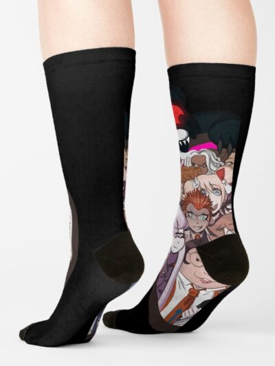 Alternative view of Funny Men Hungry Hungry Monokuma Awesome For Music Fan Socks