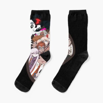 Funny Men Hungry Hungry Monokuma Awesome For Music Fan Socks