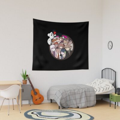Funny Men Hungry Hungry Monokuma Awesome For Music Fan Tapestry